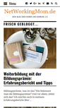 Mobile Screenshot of networkingmom.de